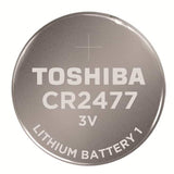 Toshiba CR2477 1000mAh 3V Lithium (LiMnO2) Coin Cell Battery - Bulk