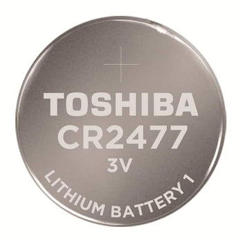 Toshiba CR2477 1000mAh 3V Lithium (LiMnO2) Coin Cell Battery - Bulk