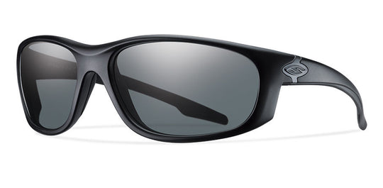 Smith Optics - CHAMBER Tactical Sunglasses with Black Frames with Polarized Gray Lenses