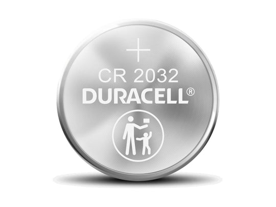 Duracell 2032 Front View of Battery