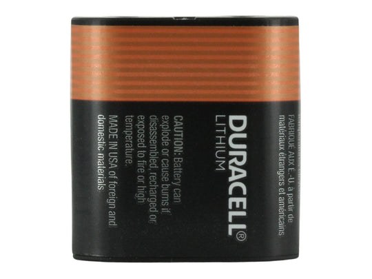 Duracell DL223 Lithium Photo Battery Vertical View of Front Jacket