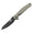 Olight Drever Oknife - 3.36 Inch Blade, Sheepsfoot, Straight Edge - G10 or Micarta Handle - Stonewashed Blade - Black, Blue, OD Green, White (Limited Edition), or Orange (Limited Edition)