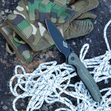 Olight Drever Oknife - 3.36 Inch Blade, Sheepsfoot, Straight Edge - G10 or Micarta Handle - Stonewashed Blade - Black, Blue, OD Green, White (Limited Edition), or Orange (Limited Edition)