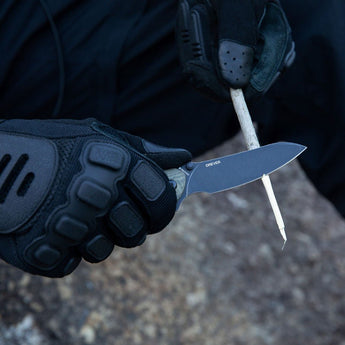 Olight Drever Oknife - 3.36 Inch Blade, Sheepsfoot, Straight Edge - G10 or Micarta Handle - Stonewashed Blade - Black, Blue, OD Green, White (Limited Edition), or Orange (Limited Edition)