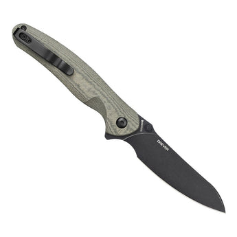 Olight Drever Oknife - 3.36 Inch Blade, Sheepsfoot, Straight Edge - G10 or Micarta Handle - Stonewashed Blade - Black, Blue, OD Green, White (Limited Edition), or Orange (Limited Edition)