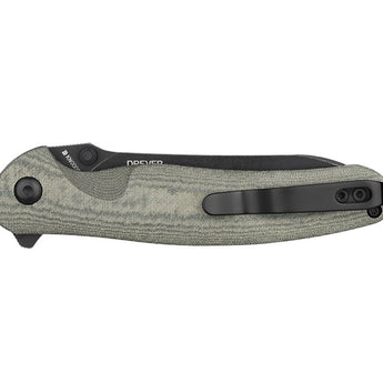 Olight Drever Oknife - 3.36 Inch Blade, Sheepsfoot, Straight Edge - G10 or Micarta Handle - Stonewashed Blade - Black, Blue, OD Green, White (Limited Edition), or Orange (Limited Edition)