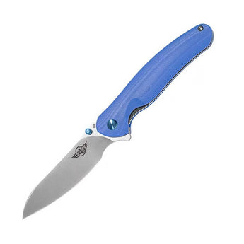 Olight Drever Oknife - 3.36 Inch Blade, Sheepsfoot, Straight Edge - G10 or Micarta Handle - Stonewashed Blade - Black, Blue, OD Green, White (Limited Edition), or Orange (Limited Edition)