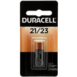 Duracell Security MN21-B1 23 21/23 12V Alkaline Button Top Battery (MN21BPK DL21 DL23  MN21 A23 21/23) - 1 Piece Retail Card