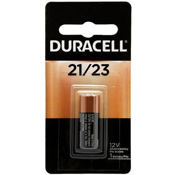 Duracell Security MN21-B1 23 21/23 12V Alkaline Button Top Battery (MN21BPK DL21 DL23  MN21 A23 21/23) - 1 Piece Retail Card