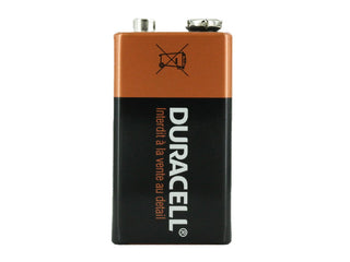 Duracell MN1604 9V Alkaline Battery with Snap Connectors - Bulk