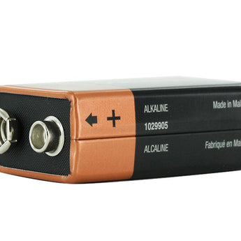 Duracell MN1604 9V Alkaline Battery with Snap Connectors - Bulk