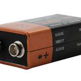 Duracell MN1604 9V Alkaline Battery with Snap Connectors - Bulk