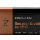 Duracell MN1604 9V Alkaline Battery with Snap Connectors - Bulk