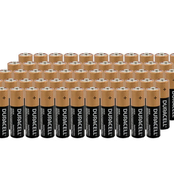 Duracell MN1500 (60PK) AA LR6 1.5V Alkaline Button Top Battery (MN1500BKV) - 60 Pack