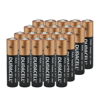 Duracell MN2400 (20PK) AAA LR03 1.5V Alkaline Button Top Battery - 20 Pack