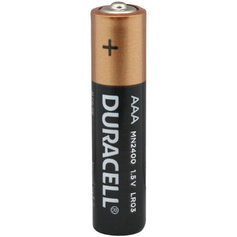 Duracell Coppertop Duralock MN2400 AAA 1.5V Alkaline Button Top Battery - Made in the USA - Boxed