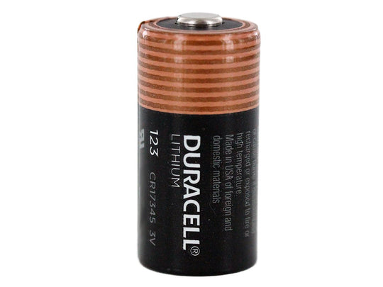 Duracell CR123A Vertical View