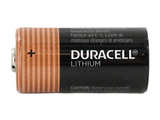 Duracell CR123A Horizontal Front View