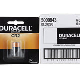 Duracell Ultra DL CR2 750mAh 3V Lithium (LiMNO2) Button Top Photo Battery (DLCR2BPK) - 1 Piece Retail Card