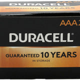 Duracell Coppertop Duralock MN2400 AAA 1.5V Alkaline Button Top Battery - Made in the USA - Boxed
