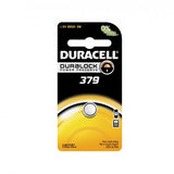 Duracell D379 1.5V Silver Oxide Watch/Electronic Button Cell Battery - 1pk (D379B)
