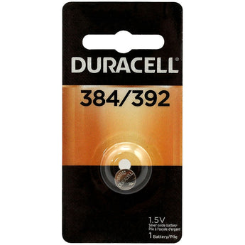 Duracell D384/392 1.5V Silver Oxide Watch/Electronic Button Cell Battery - 1pk (D384/392B)