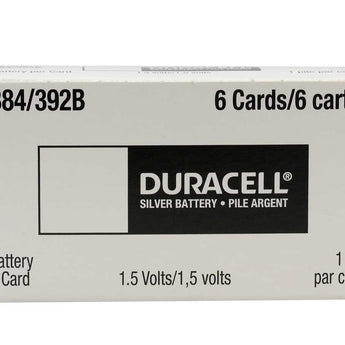 Duracell D384/392 1.5V Silver Oxide Watch/Electronic Button Cell Battery - 1pk (D384/392B)