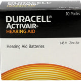 Duracell DA312-B8 (8PK) Size 312 170mAh 1.45V Zinc Air EasyTab Brown Hearing Aid Batteries (DA312B8) - 8 Piece Retail Card