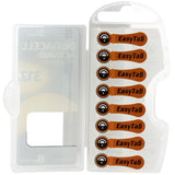 Duracell DA312-B8 (8PK) Size 312 170mAh 1.45V Zinc Air EasyTab Brown Hearing Aid Batteries (DA312B8) - 8 Piece Retail Card