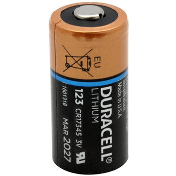 Duracell Ultra DL123A CR123A 1470mAh 3V Lithium (LiMNO2) Button Top Photo Battery (DL123ABPK) - 1 Piece Retail Card