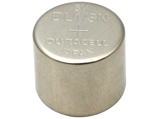 Duracell DL-1/3N Lithium Battery Vertical Side View