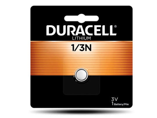 Duracell Photo DL CR1/3N 2L76 160mAh 3V Lithium Primary (LiMNO2) Coin Cell Battery - 1 Piece Retail Card