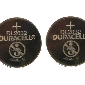 Duracell Duralock DL CR2032 (2PK) 225mAh 3V Lithium Primary (LiMNO2) Watch/Electronic Coin Cell Batteries (DL2032B2PK) - 2 Piece Retail Card
