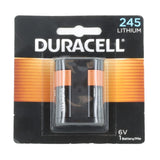 Duracell Ultra DL 245 1400mAh 6V Lithium Primary (LiMNO2) Digital Camera Battery (DL245BPK) - 1 Piece Retail Card