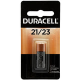 Duracell Security MN21-B1 23 21/23 12V Alkaline Button Top Battery (MN21BPK DL21 DL23  MN21 A23 21/23) - 1 Piece Retail Card