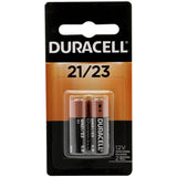 Duracell Security MN21-B2PK A23 21/23 12V Alkaline Button Top Batteries (MN21B2PK) - 2 Piece Retail Card