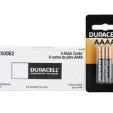 Duracell MX2500-B2 AAAA 1.5V Alkaline Batteries (MX2500B2) - 2 Piece Retail Card