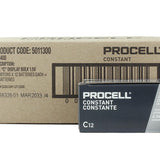 Duracell Procell PC1400 (72PK) C-cell 1.5V Alkaline Button Top Batteries (PC1400BKD) - Contractor Pack of 72 (6 x 12-Boxes)