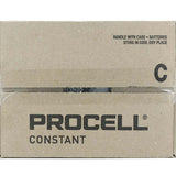 Duracell Procell PC1400 (72PK) C-cell 1.5V Alkaline Button Top Batteries (PC1400BKD) - Contractor Pack of 72 (6 x 12-Boxes)