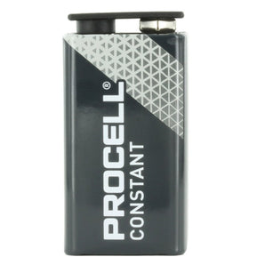 Duracell Procell PC1604 9V Alkaline Battery with Snap Connectors - Contractor Pack Priced Per Cell