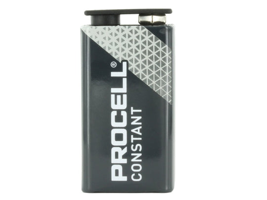 Duracell Procell Constant PC1604 9V Alkaline Battery with Snap Connectors - Contractor Pack Priced Per Cell