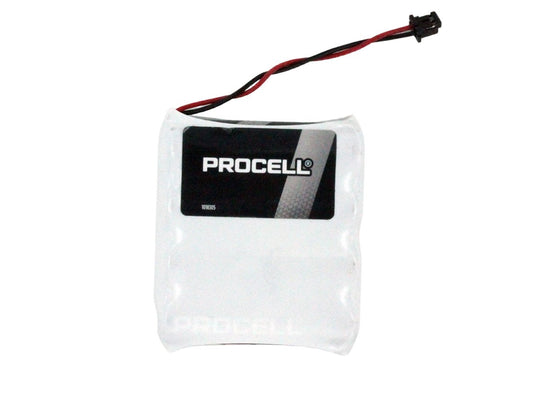 Duracell Procell Intense Door Lock Style F 6V Alkaline Battery Pack - Front Facing VIew