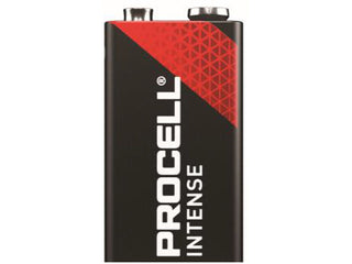Duracell Procell Intense PX1604 9V - Vertical View of Front