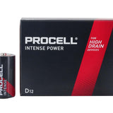 Duracell Procell Intense PX1300 D-cell 1.5V Alkaline Button Top Battery - Contractor Pack Priced Per Cell