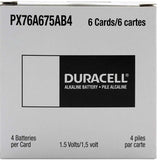 Duracell Medical PX76A LR44 1.5V Alkaline Button Cell Batteries (PX76A675AB4) - 4 Piece Retail Card