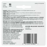 Duracell Medical PX76A LR44 1.5V Alkaline Button Cell Batteries (PX76A675AB4) - 4 Piece Retail Card