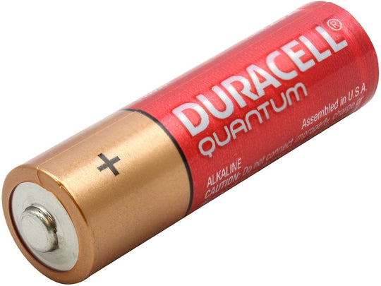 Duracell Quantum QU1500-BKD AA 1.5V Alkaline Button Top Battery - Contractor Pack - Priced Per Cell