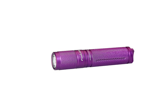 Fenix E05 (2014) Mini Everyday Carry Flashlight - CREE XP-E2 LED - 85 Lumens - Includes 1 x AAA - Purple