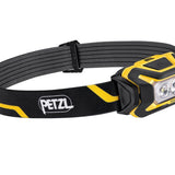 Petzl Aria 2R Rechargeable LED Headlamp - 600 Lumens - Includes 1 x 3.6V 1250mAh LI-ion CORE Battery Pack - Black and Yellow