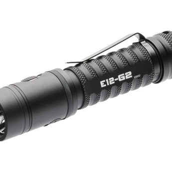Powertac E12 Gen 2 Rechargeable LED Flashlight - 1300 Lumens - Includes 1 x 18650